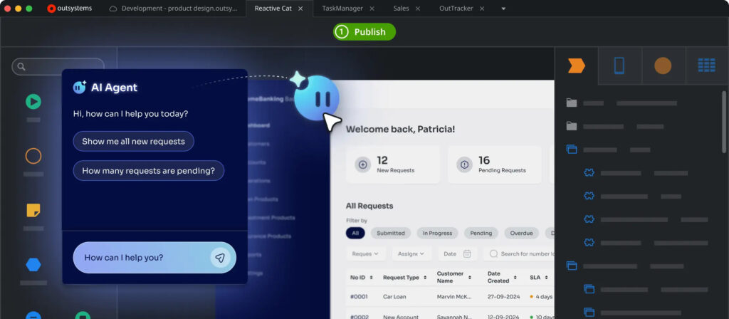 outsystems dashboard