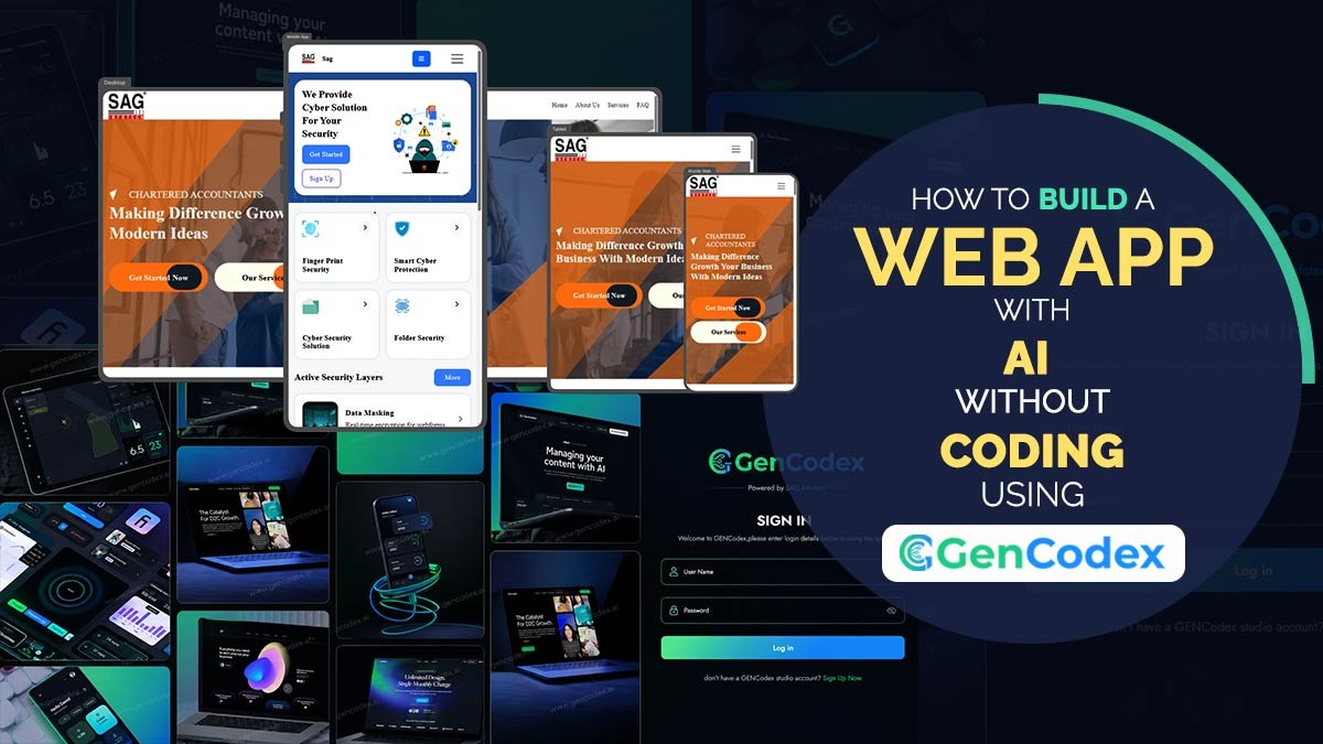 Build a Web App with AI Without Coding Using GenCodex Builder